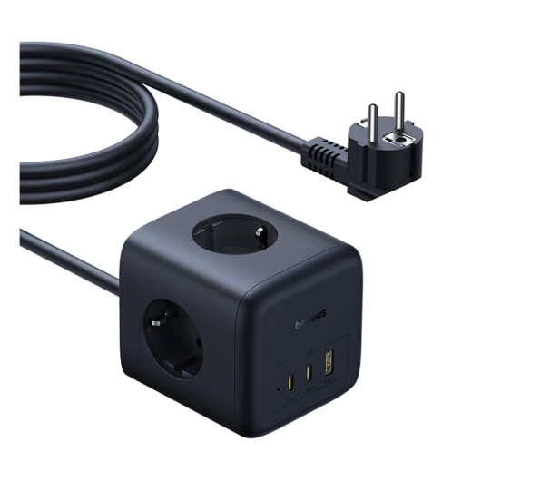 Baseus Listwa zasilająca EnerFill FA11 67W kostka USB-A + USB-C + 3 - 1502072 - zdjęcie 2